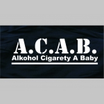 A.C.A.B. - Alkohol cigarety a baby...plavky s motívom - plavkové pánske kraťasy s pohodlnou gumou v páse a šnúrkou na dotiahnutie vhodné aj ako klasické kraťasy na voľný čas